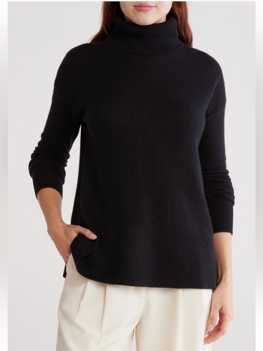 Nordstrom Cashmere Turtleneck Sweater